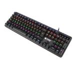 Fury Mechanical gaming keyboard, Tornado, rainbow backlight, jixian blue switch, US layout