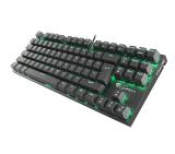 Genesis Mechanical Gaming Keyboard Thor 300 Tkl Green Backlight Outemu Blue Switch Us Layout
