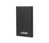 uGo Power bank UPB-1137 5000MAH USB LI-POLY 1A, Black aluminium
