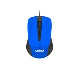 uGo Mouse UMY-1215 optical 1200DPI, Blue-Black