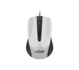 uGo Mouse UMY-1216 optical 1200DPI, White-Black