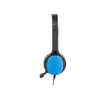 uGo Headset USL-1221 + microphone, Blue