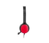 uGo Headset USL-1222 + microphone, Red