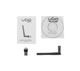 uGo Mini wifi wireless card adapter with 2DBI antenna