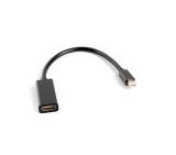 Lanberg adapter display port mini (m) -> HDMI (f), 20cm cable, black