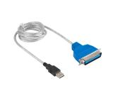 Lanberg adapter USB -> LPT 1.4m whitead-0028-w