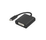 Lanberg adapter USB type-c (m) -> DVI-I (f) (24+5), black