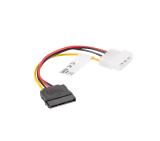 Lanberg molex (m) -> SATA (f), cable 15cm