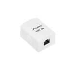 Lanberg surface-mount box CAT.5e FTP shielded 1X RJ45, white