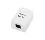 Lanberg surface-mount box CAT.5e UTP UNshielded 1X RJ45, white