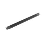 Lanberg 19" brush panel 1U, black