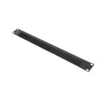 Lanberg 19" brush panel 1U AK-1103-B, black