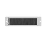 Lanberg 10" cable entry brush panel, grey