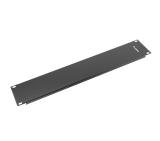 Lanberg 19" blanking panel 2U, black