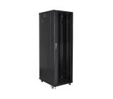 Lanberg rack cabinet 19" free-standing 42U / 600x1000 self-assembly flat pack, black