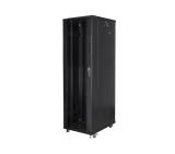 Lanberg rack cabinet 19" free-standing 42U / 600x1000 self-assembly flat pack, black