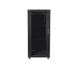 Lanberg rack cabinet 19" free-standing 27U / 600x600 self-assembly flat pack, black