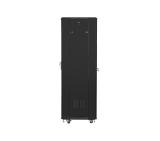 Lanberg rack cabinet 19" free-standing 37U / 600x600 self-assembly flat pack, black