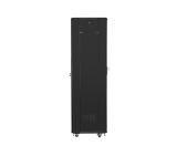 Lanberg rack cabinet 19" free-standing 42U / 600x600 self-assembly flat pack, black