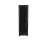 Lanberg rack cabinet 19" free-standing 42U / 600x600 self-assembly flat pack, black