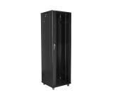 Lanberg rack cabinet 19" free-standing 42U / 600x600 self-assembly flat pack, black