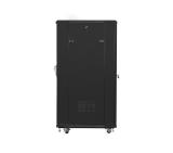 Lanberg rack cabinet 19" free-standing 27U / 600x800 self-assembly flat pack, black