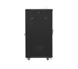 Lanberg rack cabinet 19" free-standing 27U / 600x800 self-assembly flat pack, black