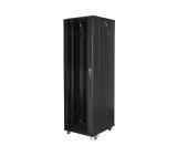 Lanberg rack cabinet 19" free-standing 42U / 600x800 self-assembly flat pack, black