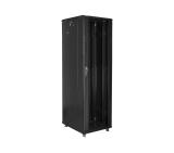 Lanberg rack cabinet 19" free-standing 42U / 600x800 self-assembly flat pack, black