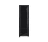 Lanberg rack cabinet 19" free-standing 42U / 600x800 self-assembly flat pack, black