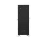 Lanberg rack cabinet 19" free-standing 42U / 600x800 self-assembly flat pack, black