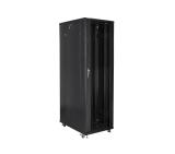 Lanberg rack cabinet 19" free-standing 42U / 800x1000 self-assembly flat pack, black