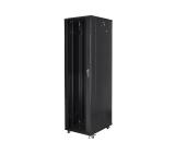 Lanberg rack cabinet 19" free-standing 37U / 800x800 self-assembly flat pack, black