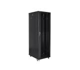 Lanberg rack cabinet 19" free-standing 42U / 800x800 self-assembly flat pack, black