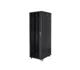 Lanberg rack cabinet 19" free-standing 42U / 800x800 self-assembly flat pack, black