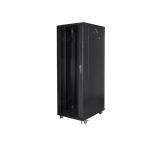 Lanberg rack cabinet 19" free-standing 47U / 800x800 self-assembly flat pack, black