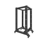 Lanberg open rack 22U 600x800, black