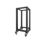 Lanberg open rack 22U 600x800, black