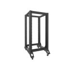 Lanberg open rack 22U 600x800, black