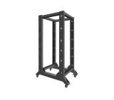 Lanberg open rack 27U  600x800, black