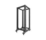 Lanberg open rack 27U  600x800, black