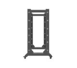 Lanberg open rack 27U  600x800, black