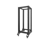 Lanberg open rack 27U  600x800, black