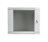 Lanberg rack cabinet 19” wall-mount 9U / 600x450 for self-assembly (flat pack), grey