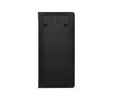 Lanberg rack cabinet 19” wall-mount 22U / 600x450 for self-assembly (flat pack), black