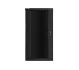 Lanberg rack cabinet 19” wall-mount 27U / 600x450 for self-assembly (flat pack), black