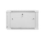 Lanberg rack cabinet 19" wall-mount 6U / 600x600 for self-assembly (flat pack), grey