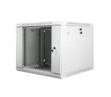 Lanberg rack cabinet 19" wall-mount 9U / 600x600 for self-assembly (flat pack), grey