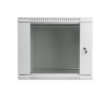 Lanberg rack cabinet 19” wall-mount 9U / 600x600 for self-assembly (flat pack), grey