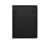 Lanberg rack cabinet 19” wall-mount 18U / 600x600 for self-assembly (flat pack), black